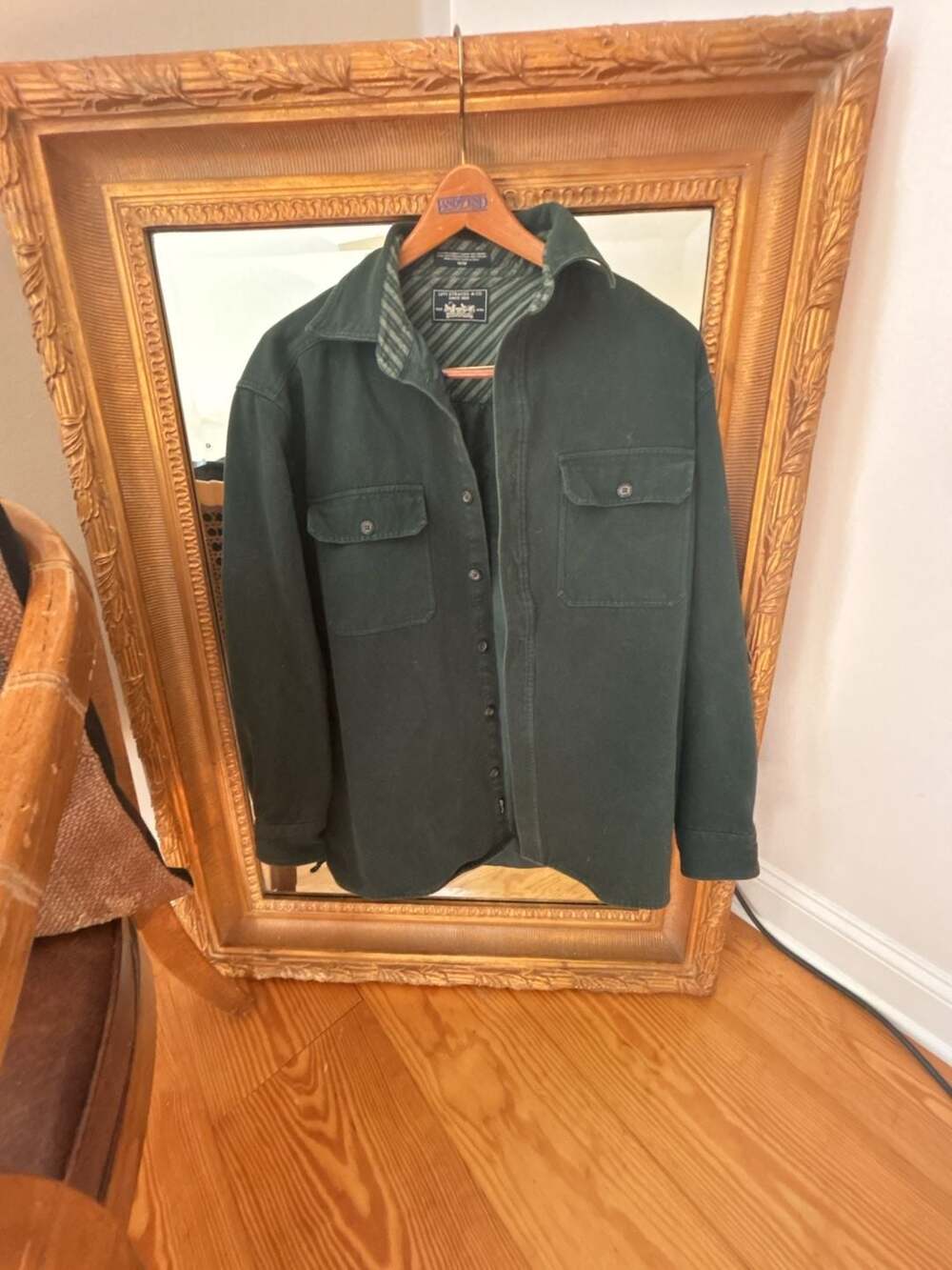 Levi Strauss & Co. Vintage Heavyweight Brushed Cotton Lined Shacket